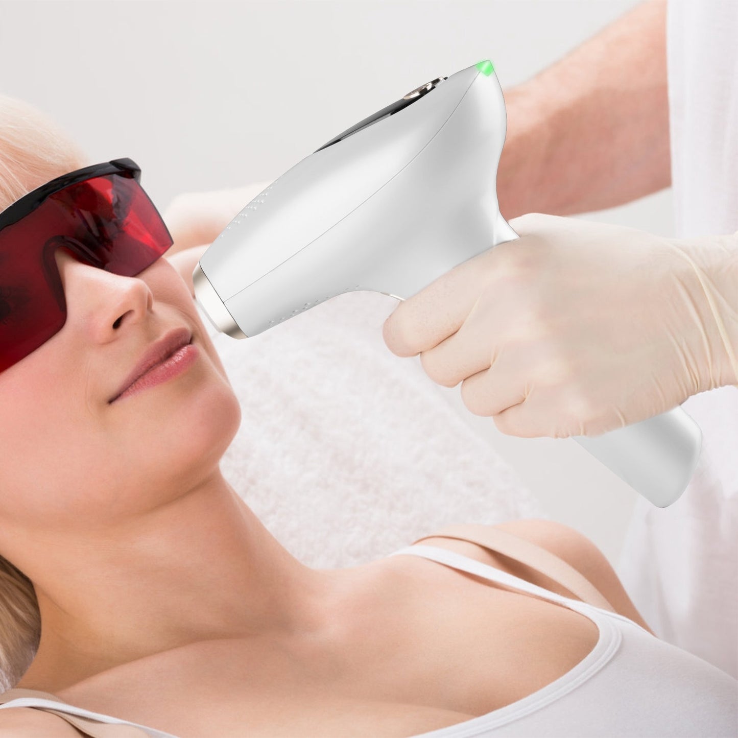 3 In 1 Ice Cooling Laser Hair Removal Painless Permanent At-Home IPL Hair Removal With 999,999 Flashes 9 Energy Levels 2 Modes For Armpits Legs Arms Bikini Line